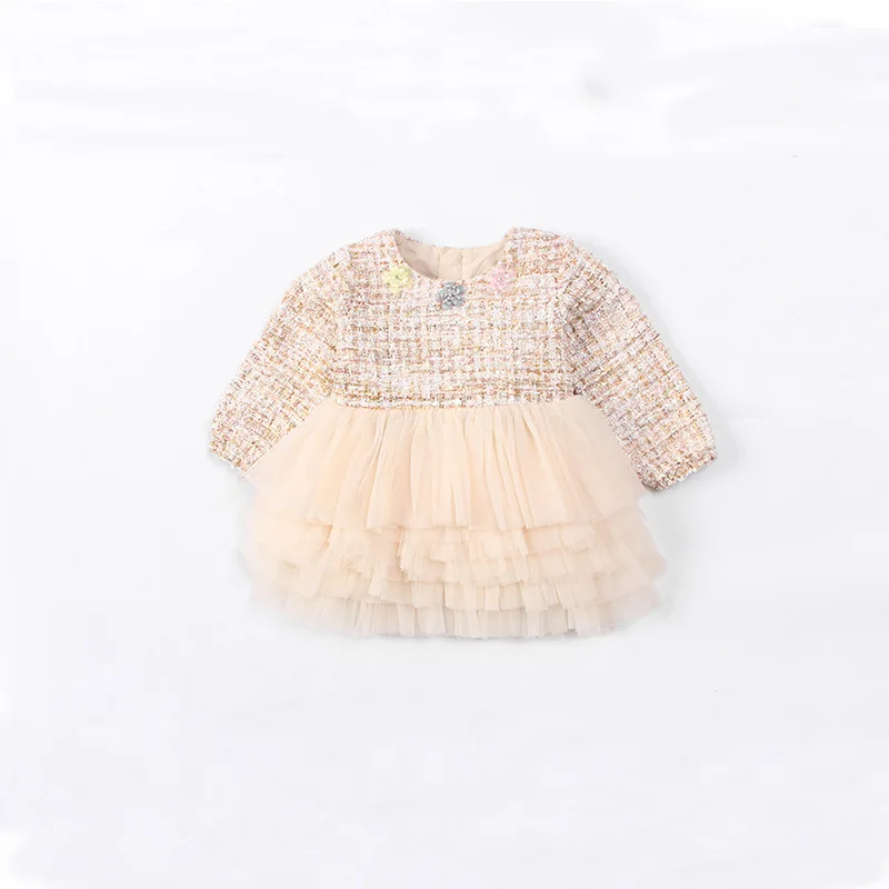 

Cute Baby Dresses for Girls Birthday Bebes Long sleeves Princess Dress For Girl Baptism Gown Girls 1 Year Vestido Infantil 12M