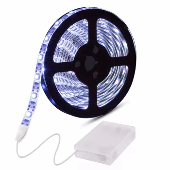 

Led Strip Lights Battery Powered, Battery Led Lights Strip Waterproof Led Lights Battery Operated Flexible Ribbon LiST527