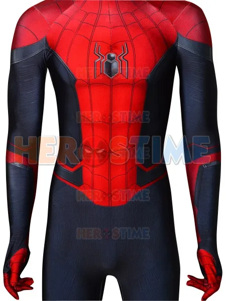 Spider Man Far From Home Spiderman Cosplay Costume Lycra Spandex 3D ...