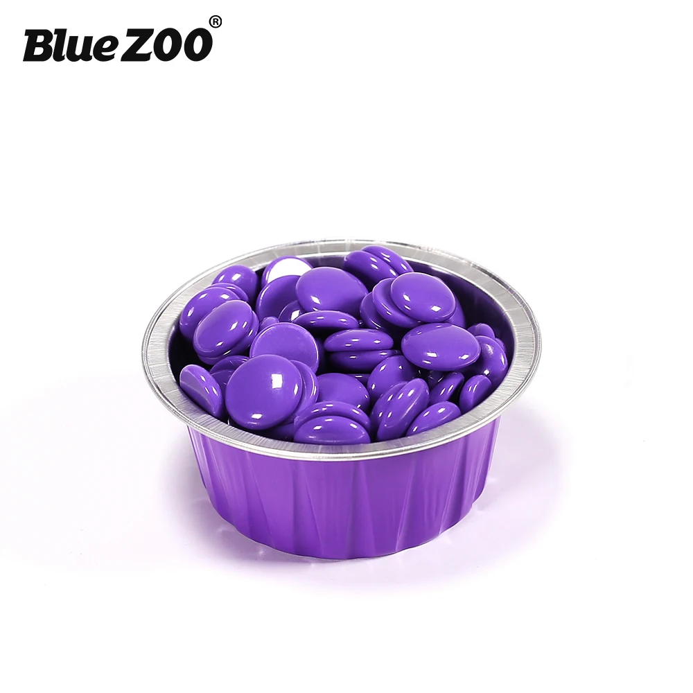 3 шт./компл. синий Zoo удаление волос плавление чаша с воском 30 г фиолетовый цвет алюминиевая фольга форма нагревание воска чаша BZ125
