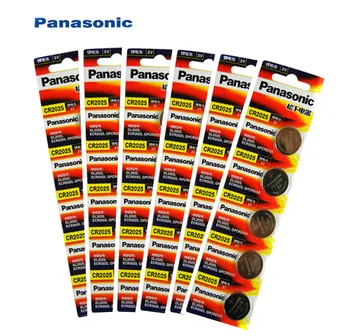 

30pcs Panasonic Original cr2025 Button Cell Batteries cr 2025 3V Lithium Coin Battery For Watch Calculator Weight Scale car toy