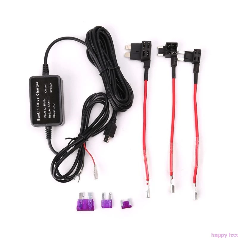 

New Mini USB 12V To 5V Power Adapter Low Voltage Protection For Driving Recorder GPS DVR Dash Camera