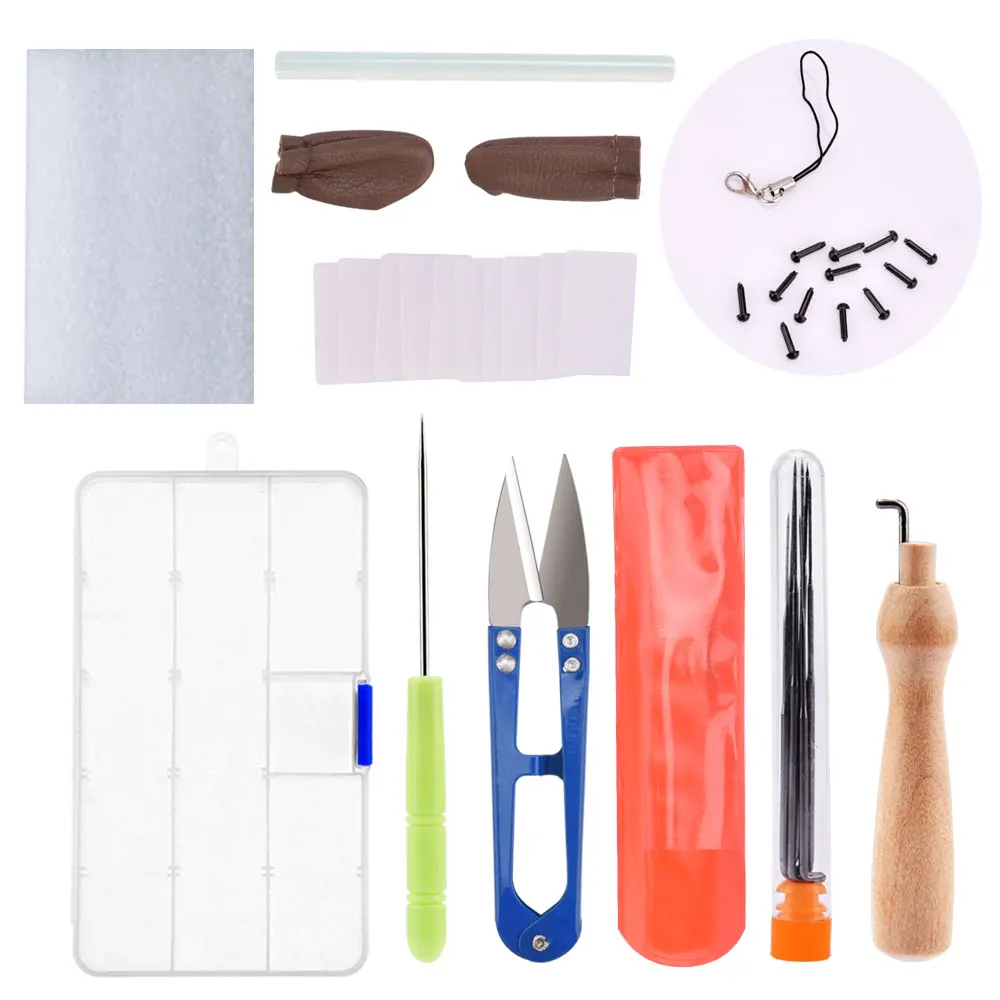IWANTDIY Needle Felt Starter Set, Felt Painting Kit For Beginners Wool Needle Felt Set With Felt Needle, Picture Frame, Foam Pad, Felt Cloth, Instructions, Used For Home Decoration (Style 02