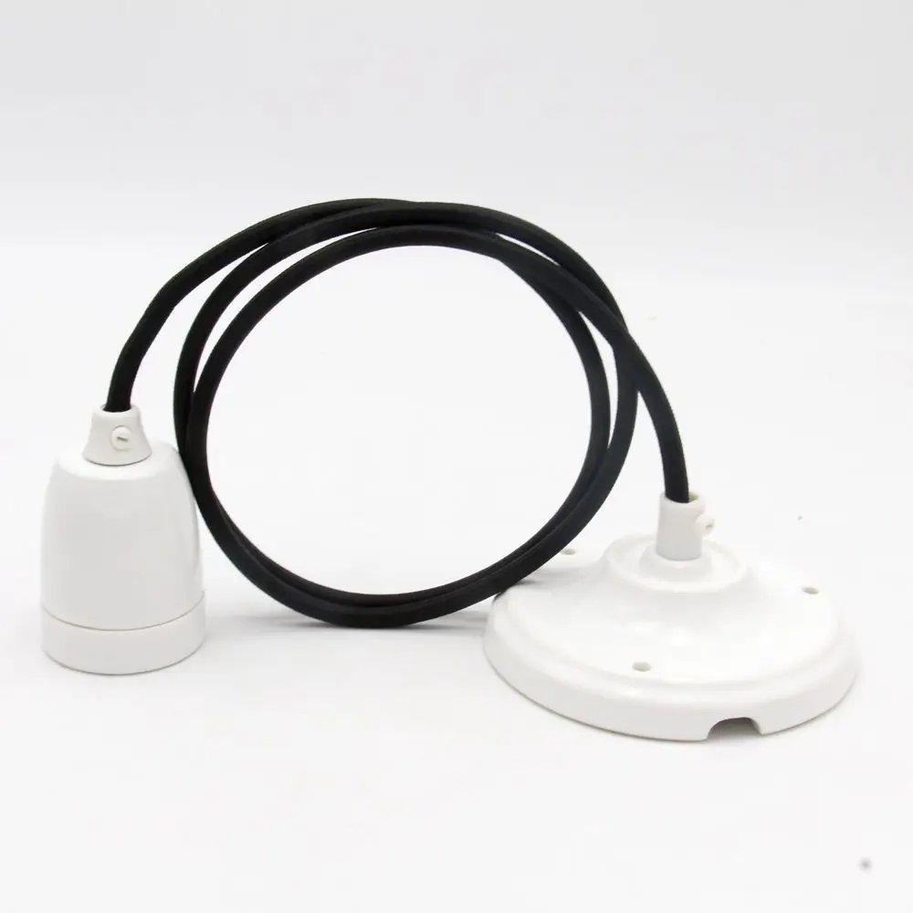 ceiling light with textile cord