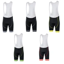 Aogda для мужчин/женщин Велоспорт нагрудник шорты велосипед 3D Силиконовый коврик дышащие шорты для езды culotte ciclismo