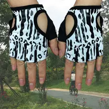 Женские перчатки для спортзала фитнеса с половинными пальцами спортивные тренировочные перчатки эластичные Тяжелая атлетика спортивные перчатки дышащие велосипедные перчатки