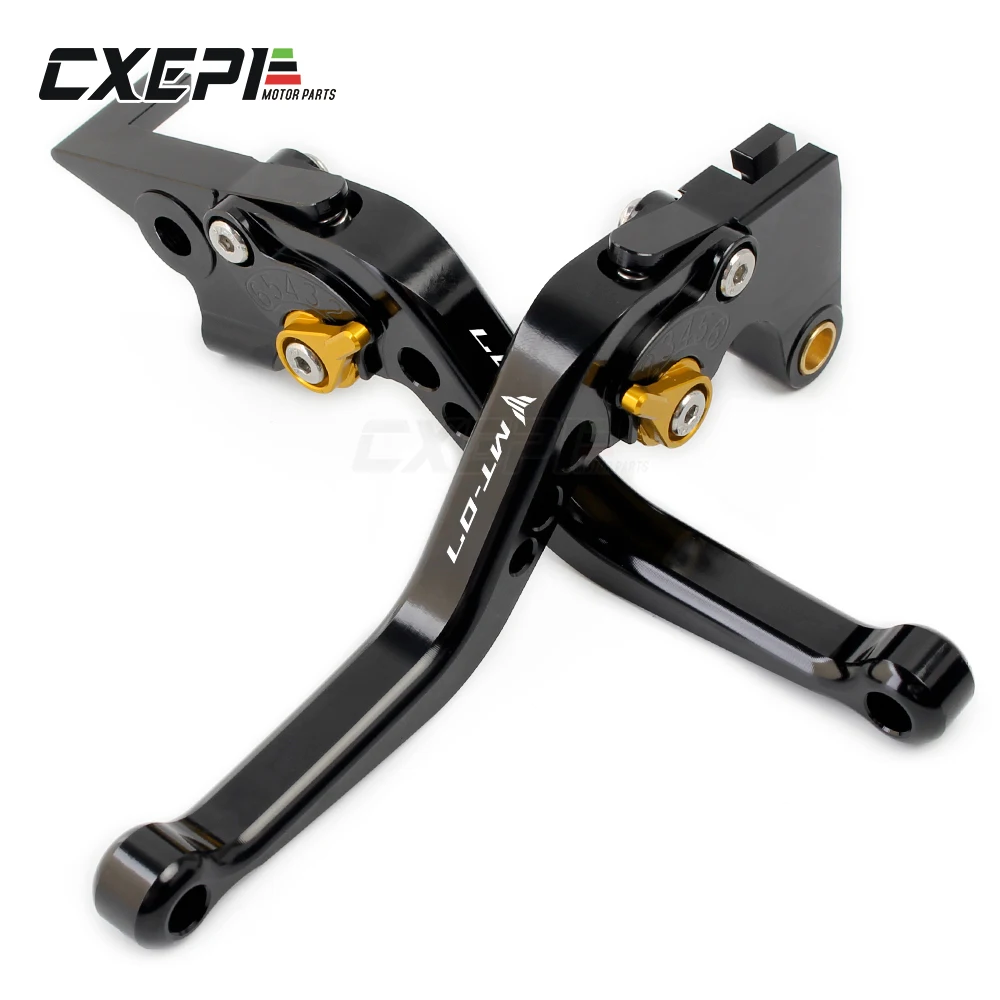 

Motorcycle Short levers For Yamaha MT07 FZ07 mt09 fz09 MT 07 09 2014 2015 2016 2017 2019 CNC Adjustable Brake Clutch Levers