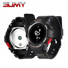 Slimy F6 Смарт-часы NRF51822 Смарт-часы GPS часы IP68 водонепроницаемый трекер сна дистанционного Камера Wearable Devices(носимое устройство) для IOS и Android