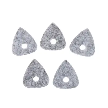 

5Pcs/Set Ukulele Picks Soft Wool Felt Plectrum Accessories for Concert Soprano Tenor