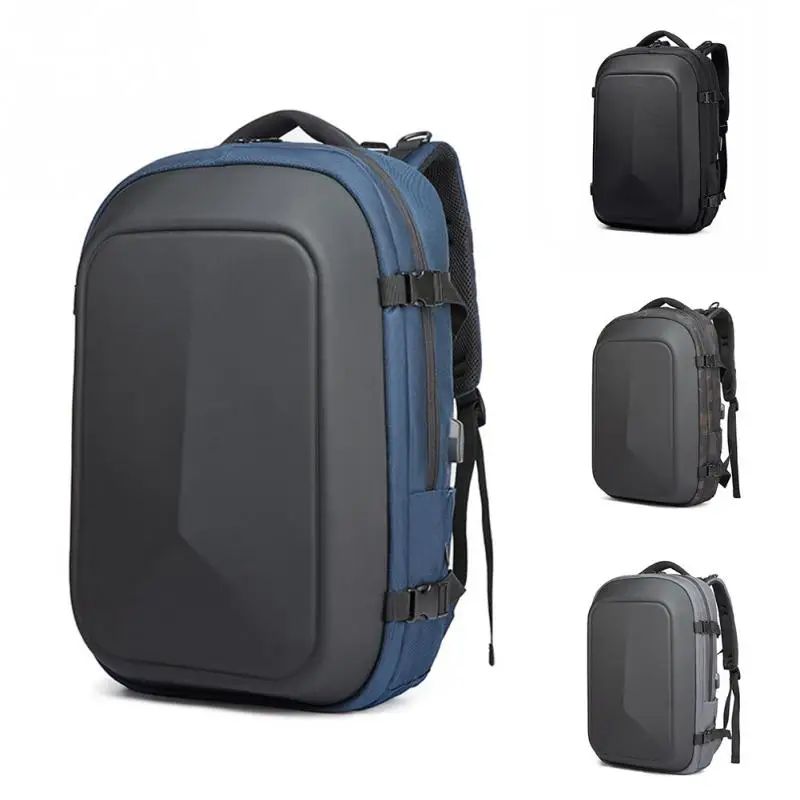 

Men Business Bag Gift Oxford Cloth Multifunctional USB Charging Travel School Waterproof Laptop Backpack Solid Carrying Case