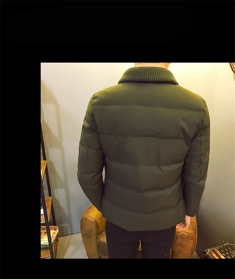 TEAEGG, теплые зимние куртки, Мужская одежда, высокое качество, толстый хлопок, армейский зеленый цвет, Jakets, мужское зимнее пальто, Blouson Hiver Homme AL346