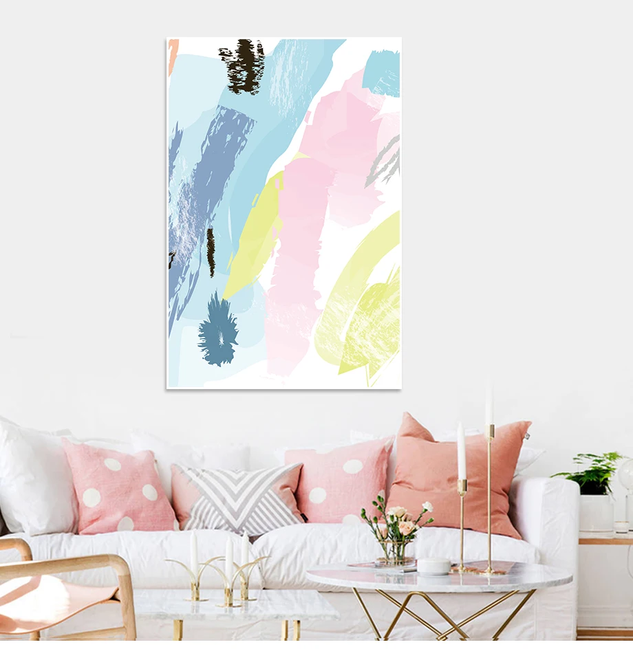 Watercolor Drawing Wall Pictures Nordic Design Posters Home Decoration Brand Waterproof Ink New Painting Diy Home Decor (9)