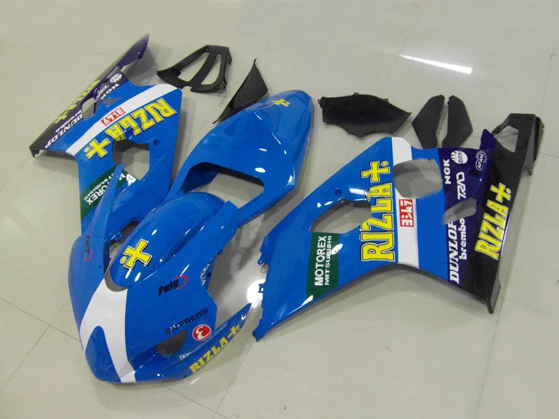 Комплект обтекателей для мотоцикла SUZUKI GSXR600 750 K4 04 05 GSXR 600 GSXR750 2004 2005 ABS пластик Топ Синий Обтекатели набор+ подарки SG20