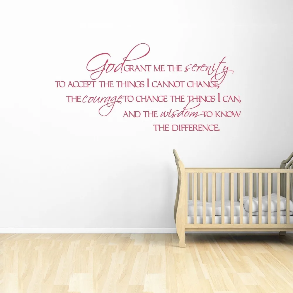 Serenity Prayer Wall Art god grant serenity prayer quote decal sticker vinyl wall art Serenity Prayer Wall Art god grant serenity prayer quote decal sticker vinyl wall art