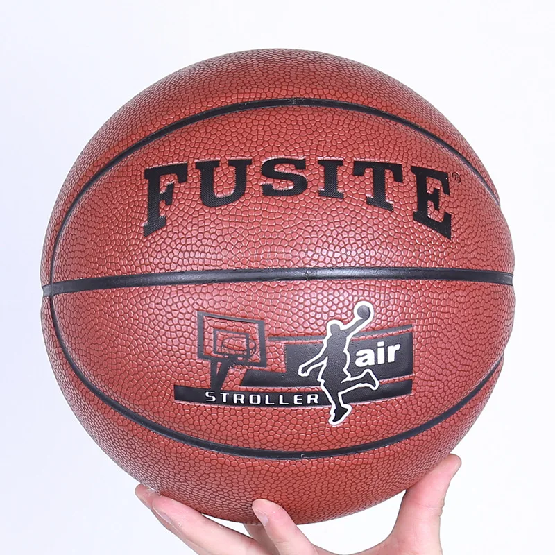 Баскетбольный мяч из искусственной кожи для улицы и в помещении, Размер 7, Нескользящие мячи, износостойкое оборудование для баскетбола