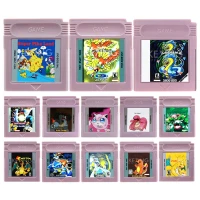 

16 Bit Video Game Cartridge Console Card PokemonSeries English Language Version The Second Edition 