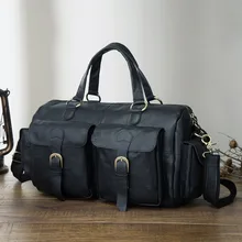 Мужской кожаный дизайнерский дорожный портфель, модный портфель, органайзер, сумка для ноутбука, сумка через плечо 1097-b