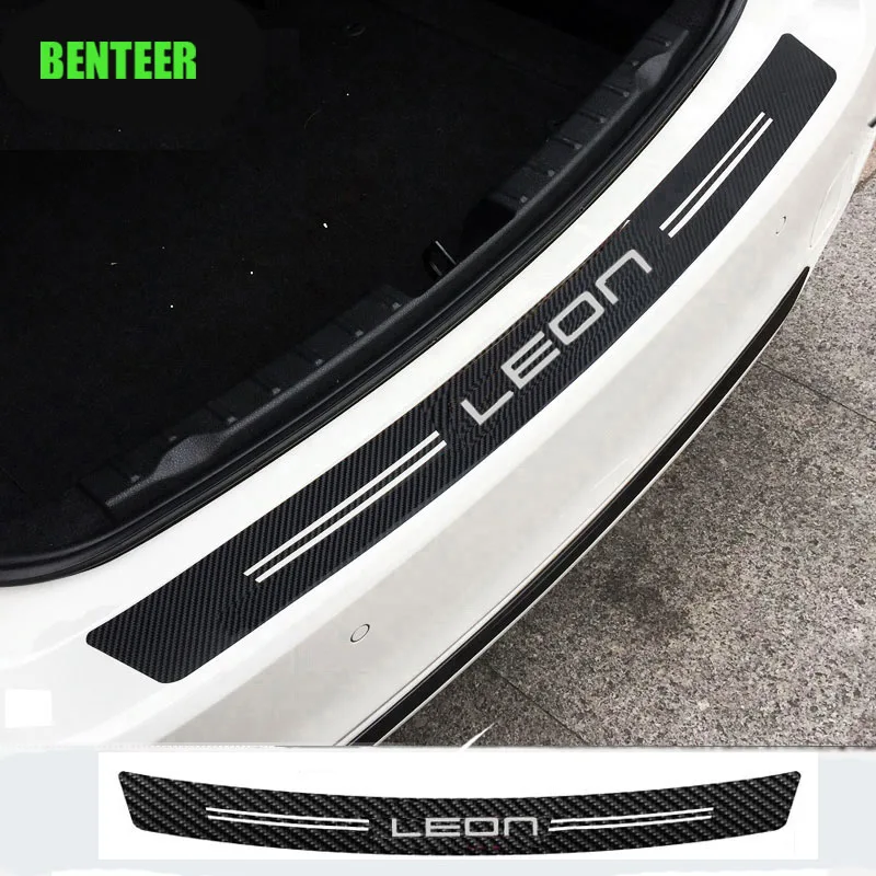 

Carbon fiber car bumper sticker for seat leon