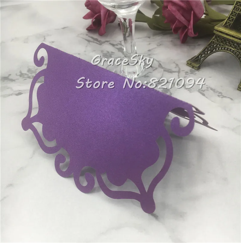 50pcs Pearlescent Blank Seat Card Hotel Banquet Party Table Name Outdoor Activity Cards Wedding Invitation Supplies | Дом и сад