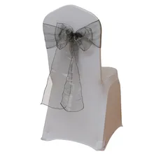 Цветочные банты, чехлы на спинку стула, сетчатые пояса на спинку, элегантные вечерние, многоцветные, Декор для дома,, Прямая поставка