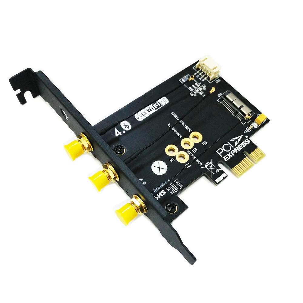 Антенны 802 11 + Bluetooth 4 0 Broadcom BCM943602CS настольный двухдиапазонный AC PCI E Wi Fi WLAN