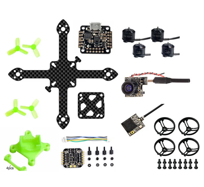 DIY-FPV-brushless-micro-indoor-drone-BNF-kit-90mm-pure-carbon-quadcopter-frame-kit-unassembled-16mm (2)