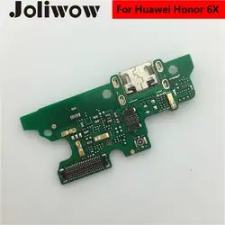 Для Huawei Honor 6X микро-док разъем зарядное usb-устройство Порты и разъёмы детали гибкого кабеля Замена
