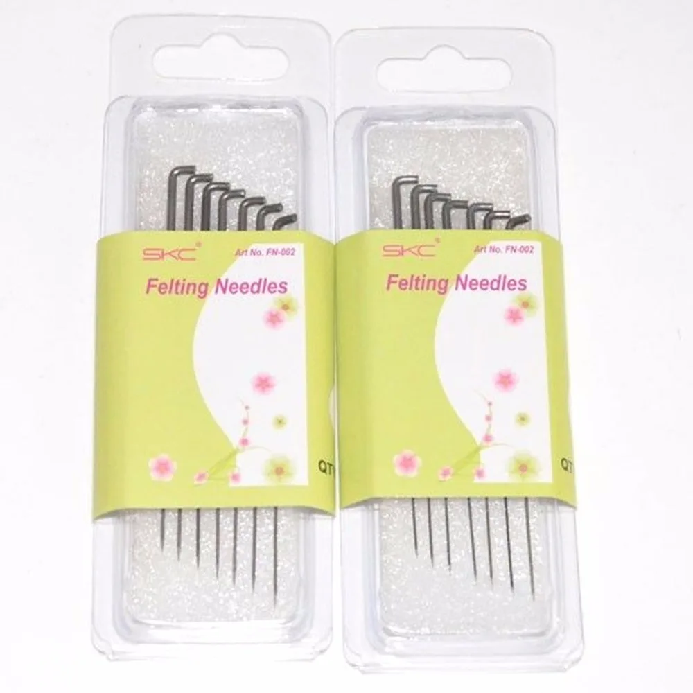 

Free shiping Set Of 7pcs DIY Handmade Felting Needles Tool Size Small/Middle