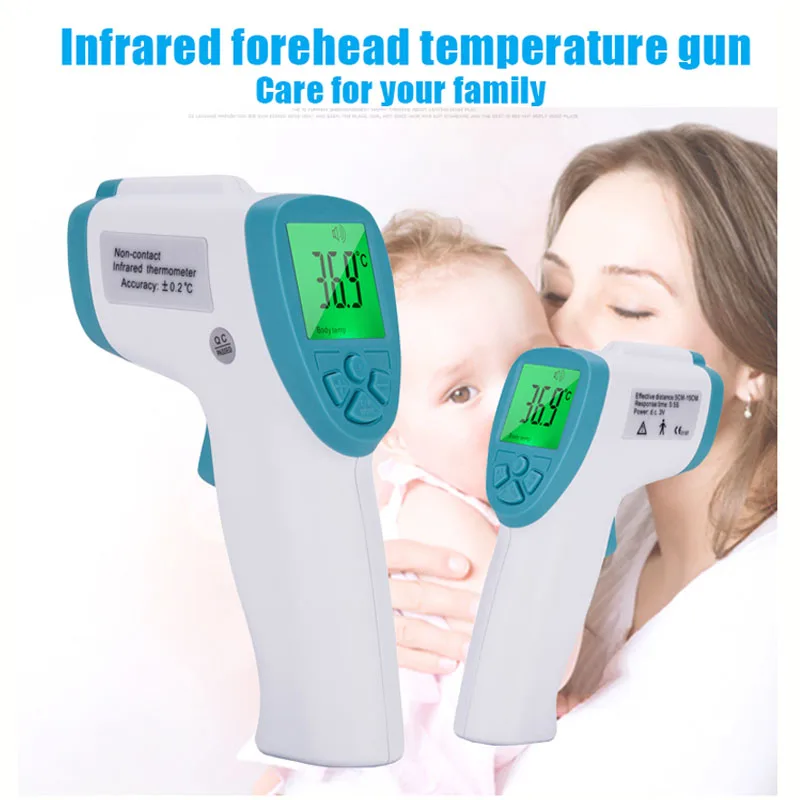 

new Baby care Adult Infrared Thermometer Non-contact LCD Digital Thermometer electronic body Forehead temperature for babys kids