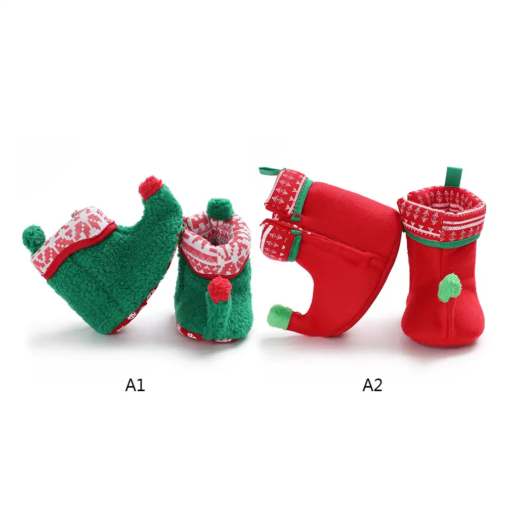 baby christmas booties
