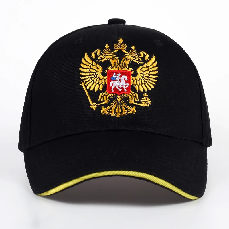 Новинка унисекс хлопок уличная бейсболка герб России вышивка Snapback модные спортивные шапки для мужчин и женщин Кепка Патриот