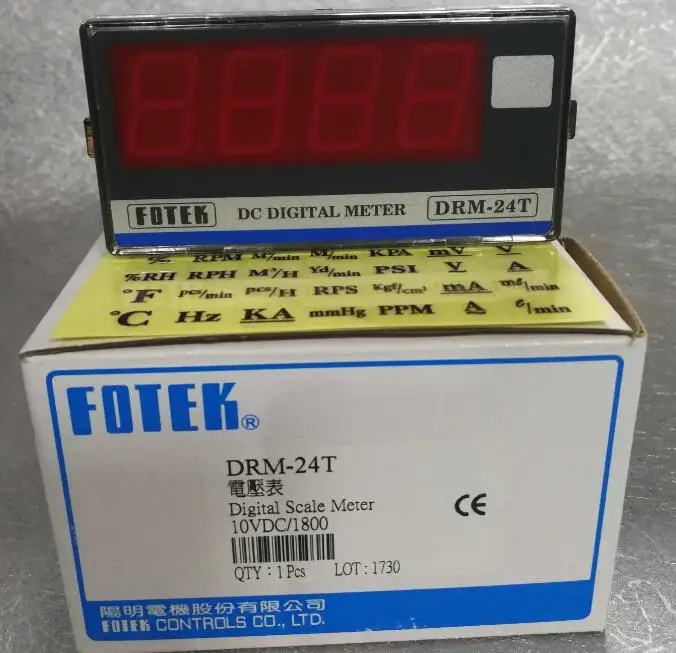 DRM-24T FOTEK DC Цифровой измеритель масштаба и датчик