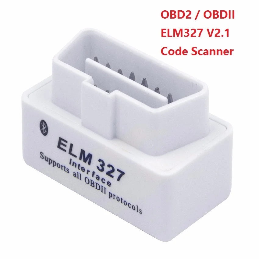 [10 шт.] мини elm327 Bluetooth OBD2 V 2,1 Elm 327 V2.1 OBD 2 автомобиля диагностический инструмент сканер Elm-327 OBDII адаптер авто инструмент - Цвет: Красный