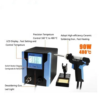 

Pro'sKit SS-331H Electric Desoldering Gun Anti-static High Power Strong Suction Desoldering Pump For PCB Circuit Board Repair