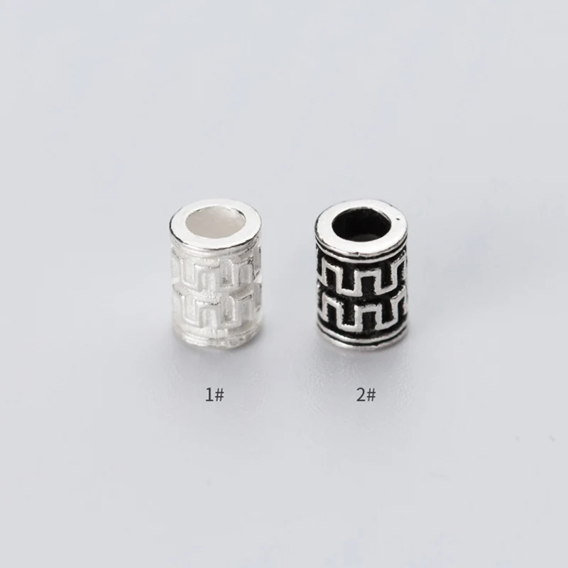 25 Sterling Silver 925 6mm TUBE SPACERS NEW!