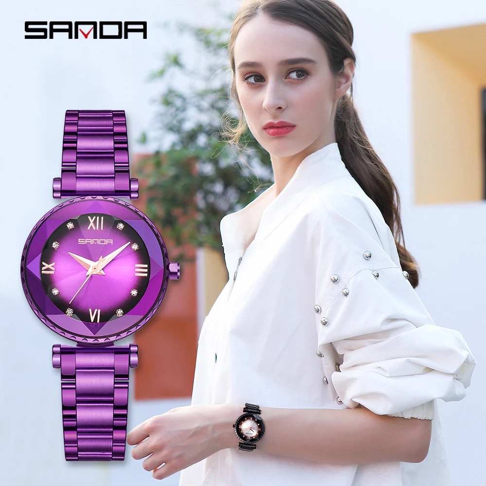 

Relogio Feminino 2019 Watches Women Simple Quartz Round Wrist Watch Stainless Steel Waterproof Female Clock Femme Wristwatch