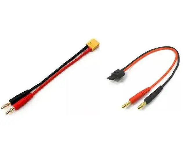 

Free Shipping TRX / XT60 plug to 4.0mm banana connector convert cable charging wiring for Traxxas fir for B6 balance charger