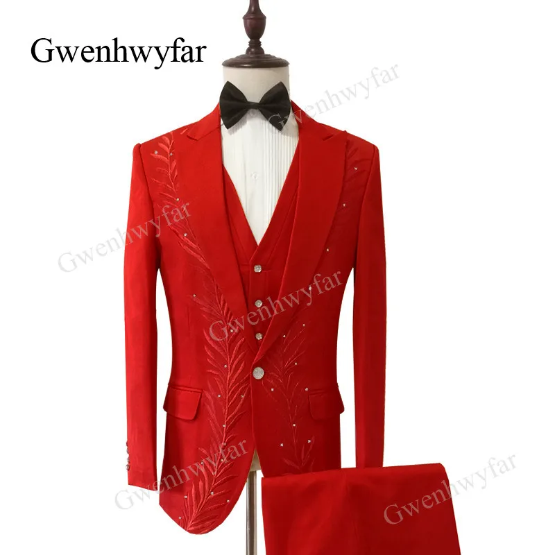 vintage red blazer