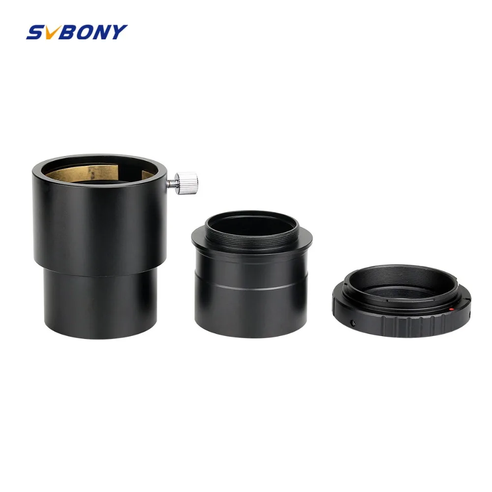 Tubo + Câmera Adaptador de Montagem Adaptador para Astronomia 2 para t Svbony Polegada Telescópio Ocular Extensão Fotografia W2155 2
