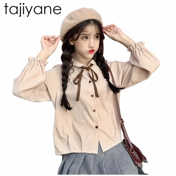 

TAJIYANE White Red Women Sweet Blouses 2018 Spring Long Sleeve Blouse Shirt Women Onesize Blusas Feminina New Arrivel On LD245