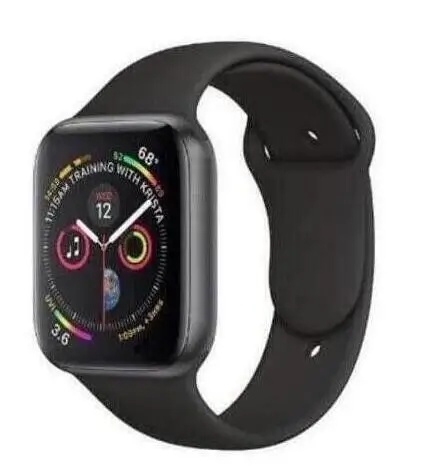 

Series 4 Bluetooth Smart Watch IWO 1:1 42mm SmartWatch Stainless Steel Shining Case for iOS Android Heart Rate tracker