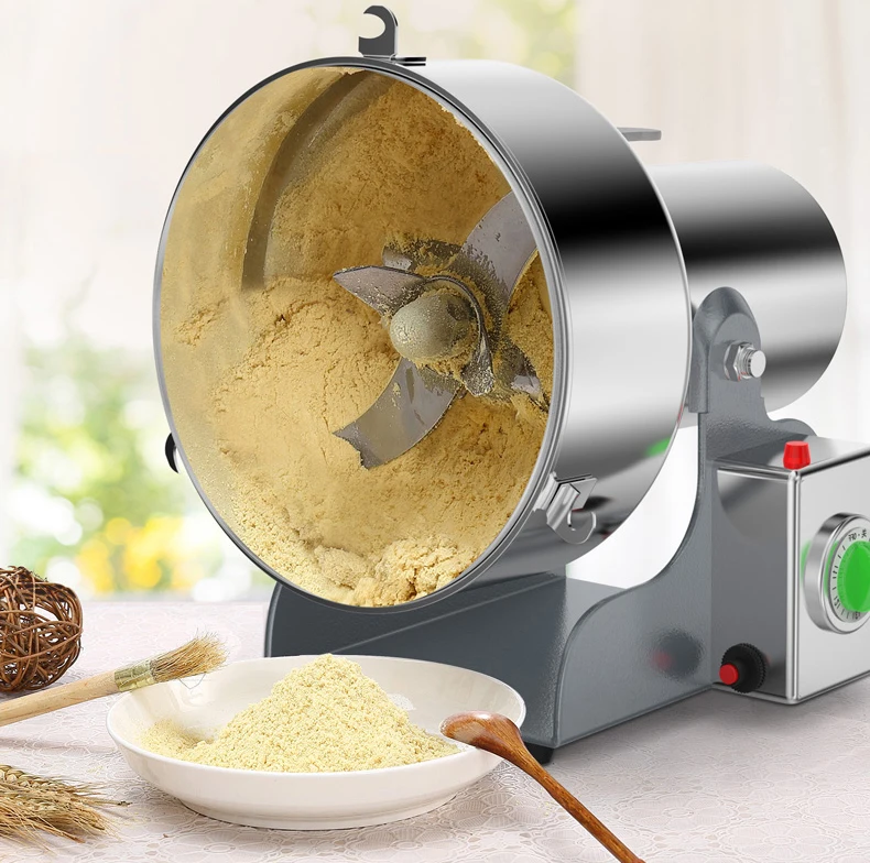 Electric commercial herbs crusher Grinder Ultra fine powder machine
