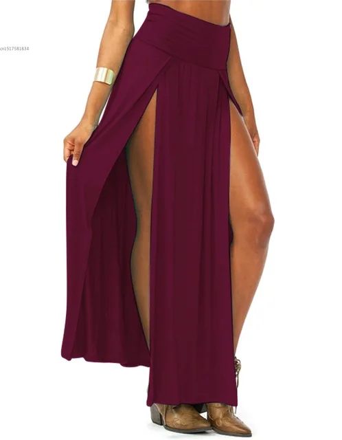 2019-New-Arrival-High-Waisted-Sexy-Womens-Double-Slits-Summer-Solid-Long-Maxi-Skirt-Wholesale-51.jpg_640x640