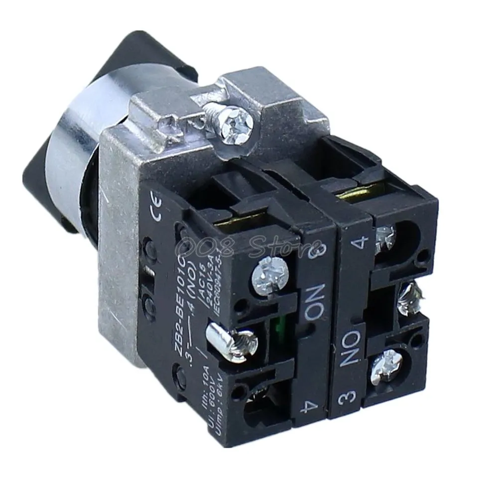 1pcs XB2 supply start rotary switch 2 Position 1NO long handle Sel 1pcs Xb2  Supply Start 1pcs XB2 supply start rotary switch 2 Position 1NO long handle Sel