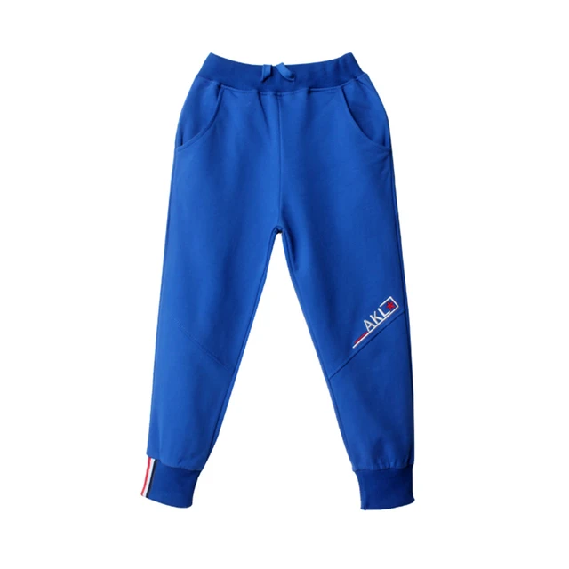 Kids Boys Pants Cotton Sports Pants For Boys Blue Boys Trousers Spring ...