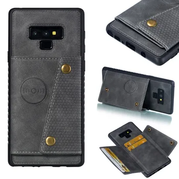 Card Holder Leather Case For Various Samsung Phones