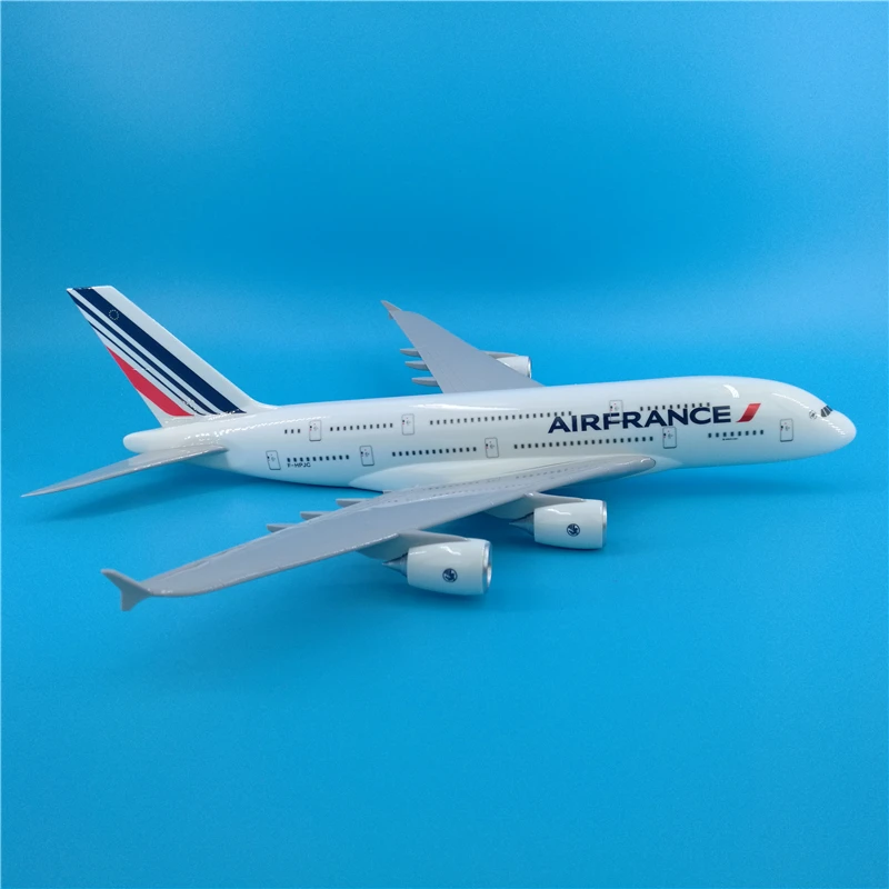 45 см A380 Air France модель самолета Смола французские авиакомпании международная