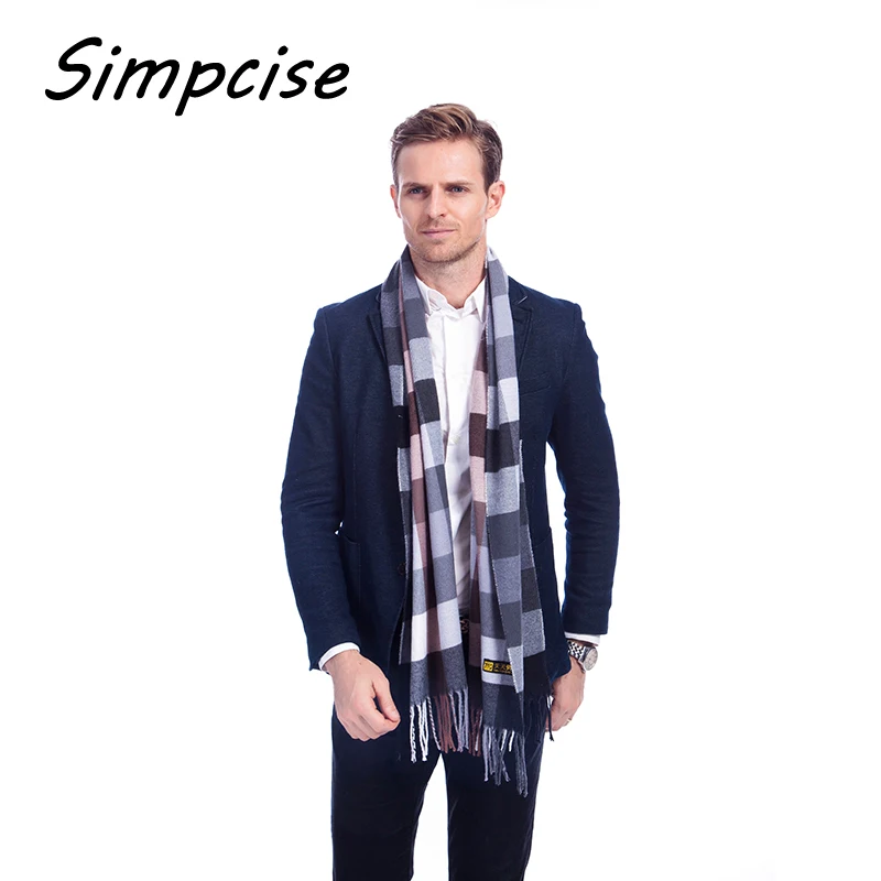 32*170cm Winter Warm Classical Striped Hot Men Scarf Tassels Scarves Unisex Scarves New Fashion Design A3A17739 mens dress scarf