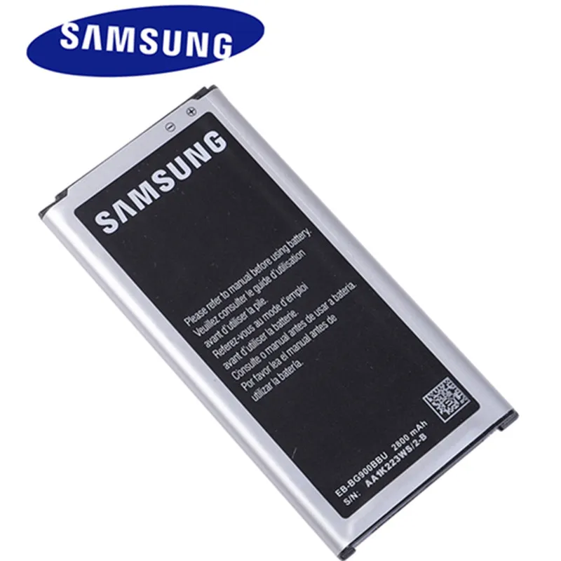 2019 Новый samsung Батарея EB-BG900BBU EB-BG900BBC 2800 ма-ч для S5 G900S G900F G900M G9008V 9006V 9008W 9006W G900FD NFC |