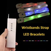 OEM font b LED b font Glowing font b Bracelet b font flash Wristband Strap font